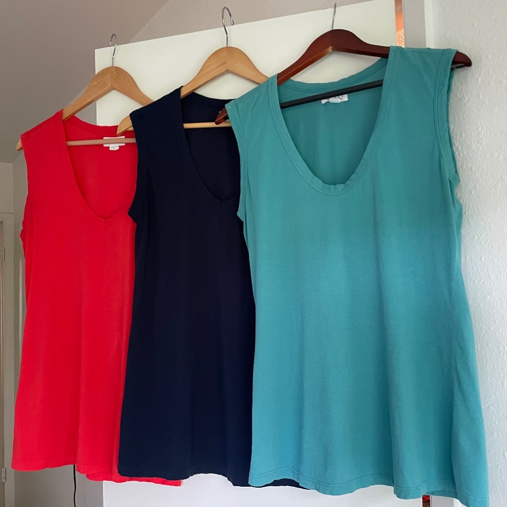 Graham & Spencer Velvet Tank Tops- 3 pack!